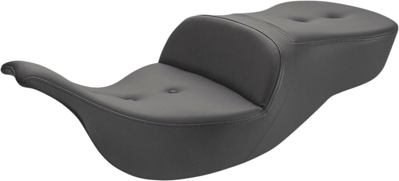Saddlemen Road Sofa PT Seat for 1997-2007 Harley-Davidson Electra Glide and 1998-2007 Harley-Davidson Road Glide Black