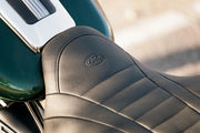 Mustang One-Piece Deluxe 2-Up Touring Seat Black 2-Up Seat Each