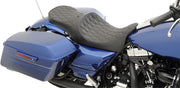 Drag Specialties Backrest Compatible 2-Up Leather Touring Seat #0801-1008