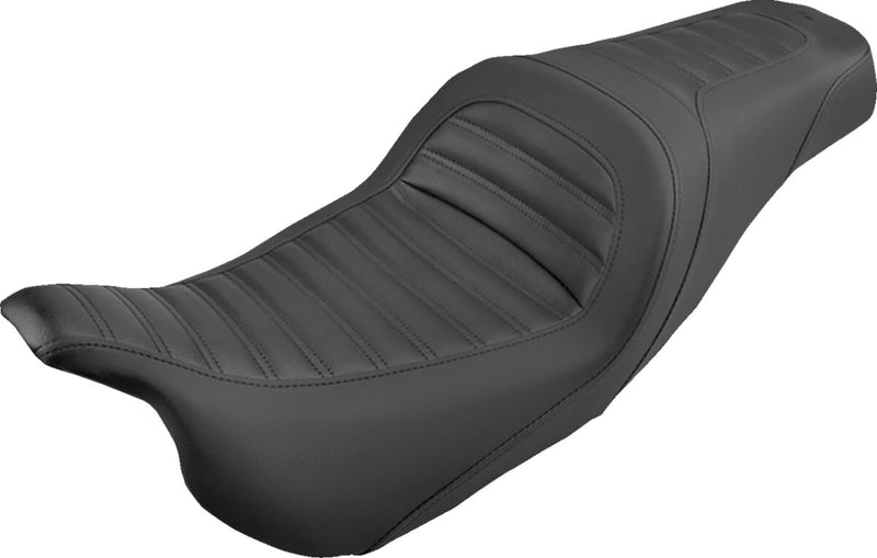 Saddlemen Slim-RP Seat for 2009-2013 Harley-Davidson Trike and 2008-2025 Harley-Davidson Touring Models Black #808-07B-161