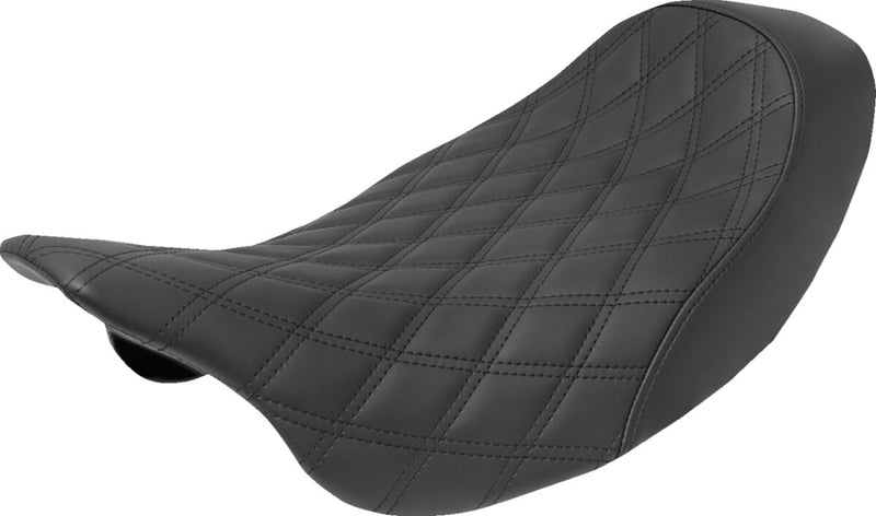 Saddlemen Renegade LS Solo Seat For 2008-2023 Harley-Davidson FLHR, FLHT, FLHX & FLTR Touring Models Black #808-07B-002LS