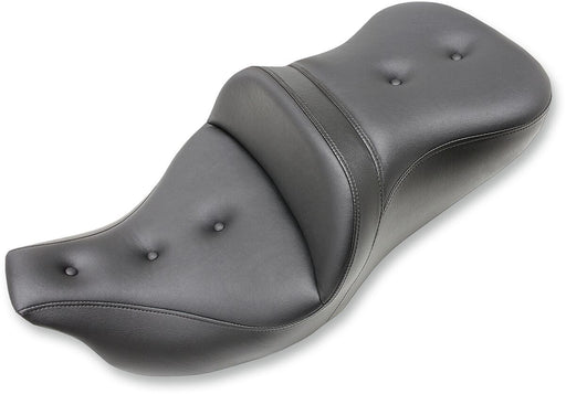 Saddlemen Road Sofa Pillow Top Extended Reach Set w/o Backrest for 2008-2025 Harley-Davidson Touring Models Black