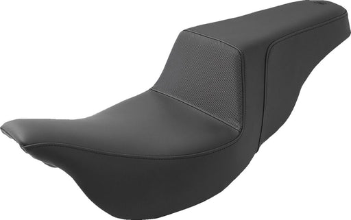 Saddlemen Black Step-Up Gripper Seat for 2008-2025 Harley-Davidson Touring Models