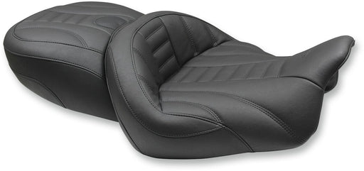 Mustang Super Touring Seat Black 2-Up Seat Vinyl