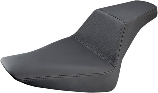 Saddlemen Black Gripper Step-Up Seat for 2012-2017 Harley-Davidson Softail Slim - FLS and 2016-2017 Harley-Davidson Softail Slim S - FLSS Motorcycles