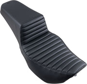 Saddlemen Black Tuck and Roll Step-Up Seat for 1997-2007 Harley-Davidson Road King and 2006-2007 Harley-Davidson Street Glide Motorcycles