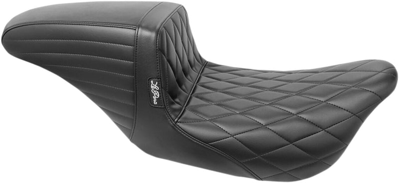 Le Pera Kickflip Seat Black 2-Up Seat BikerTec Vinyl Each