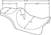 Drag Specialties Predator III Seat #0801-1128