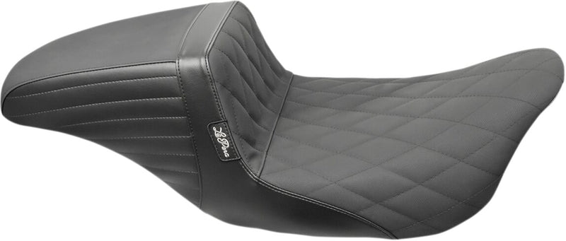 Le Pera Kickflip Seat Black 2-Up Seat BikerTec Vinyl Each