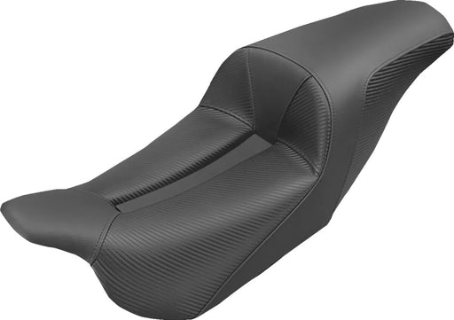 Saddlemen Black Kraus Moto Pro Series Seat for 2008-2025 Harley-Davidson Touring Models