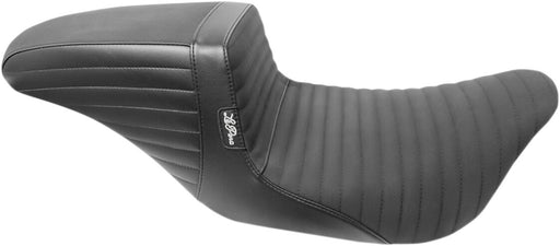 Le Pera KickFlip Daddy Long Legs Pleated Gripp Tape Seat For Harley-Davidson 2008-2025 Touring Models (excl. 23-25 VVT Models)