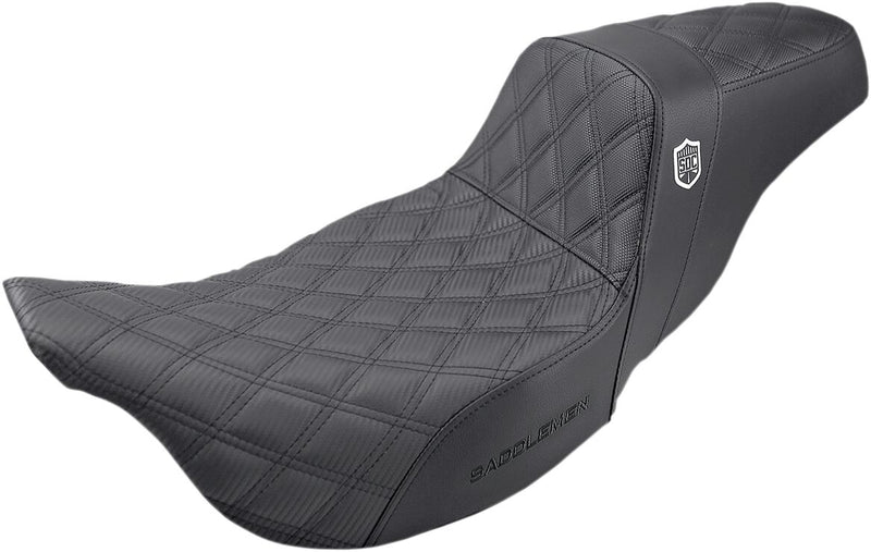 Saddlemen Black Pro Series SDC Performance Gripper Seat for 2008-2025 Harley-Davidson Touring Models