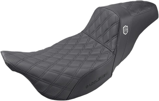Saddlemen Black Pro Series SDC Performance Gripper Seat for 2008-2025 Harley-Davidson Touring Models