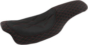 Mustang Revere Journey Seat Black Red 2-Up Seat