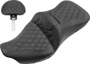 Saddlemen Lattice Stitch Roadsofa Heated Seat for 2008-2025 Harley-Davidson Touring Models