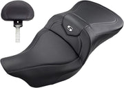 Saddlemen Road Sofa Seat w/Backrest for 2008-2025 Harley-Davidson Touring Models