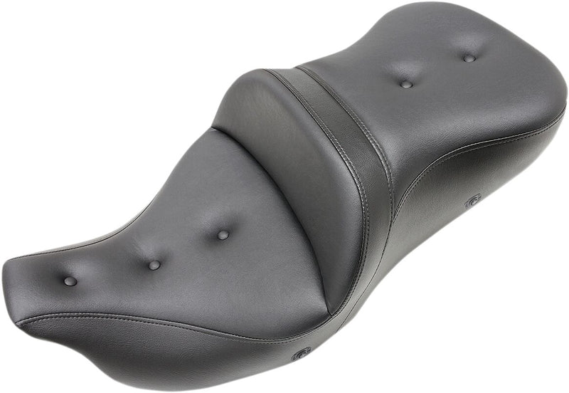 Saddlemen Heated Roadsofa Pillow Top Seat For Harley-Davidson 2009-2023 FLHTCUTG Tri Glide Models