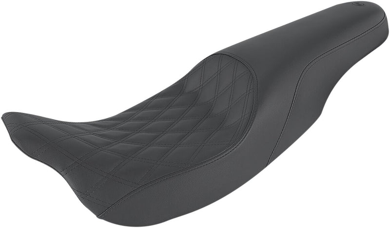 Saddlemen Profile LS Seat for 2008-2025 Harley-Davidson Touring Models Black