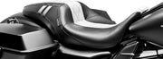 Le Pera Outcast GT Seat Black White Full-Length Vinyl Each