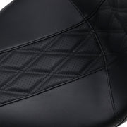 Le Pera Outcast GT Seat Black 2-Up Seat Vinyl Each