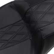 Le Pera Outcast GT Seat Outcast GT-2 Black 2-Up Seat Vinyl Each