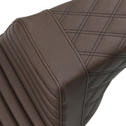 Saddlemen Tuck N Roll Lattice Stitch Step Up Seat for 1997-2007 Harley-Davidson Road King and 2006-2007 Harley-Davidson Street Glide Motorcycles