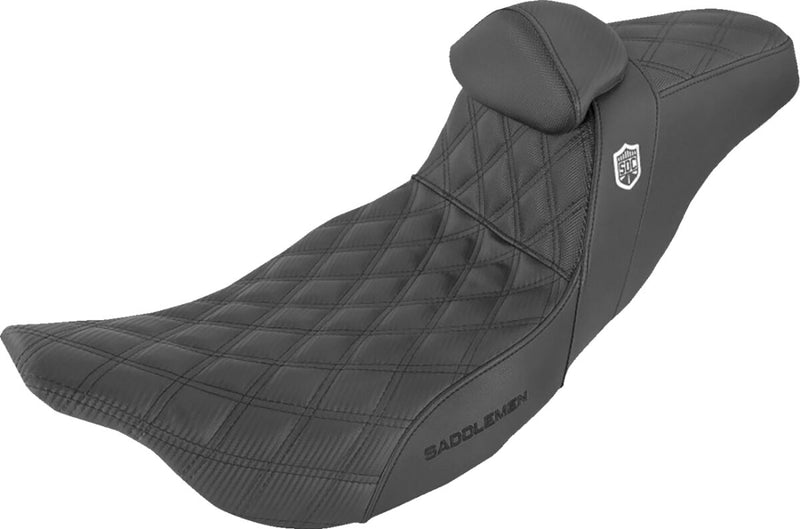 Saddlemen Black Pro Series SDC Performance Grip Seat for 2008-2025 Harley-Davidson Touring Models #SC80807DB0