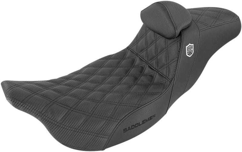 Saddlemen Black Pro Series SDC Performance Grip Seat for 2008-2025 Harley-Davidson Touring Models #SC80807DB0