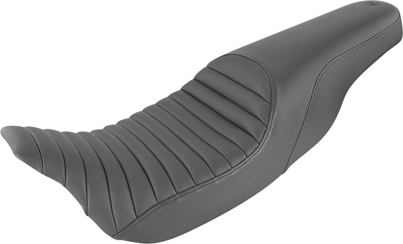 Saddlemen Profiler Tuck and Roll Seat for 2008-2025 Harley-Davidson Touring Models Black
