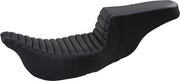 Saddlemen Black Tuck N Roll Extended Reach Step-Up Seat for 2008-2025 Harley-Davidson Touring Models