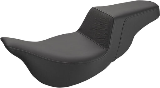 Saddlemen Black Gripper Step Up Seat for 2008-2025 Harley-Davidson Touring Models