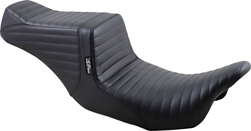 Le Pera Tailwhip Seat Black 2-Up Seat BikerTec #LK-587PT