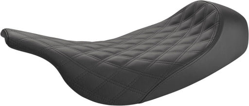 Saddlemen Black Renegade Lattice Stitched Solo Seat for 1997-2007 Harley-Davidson Electra Glide and 1998-2007 Harley-Davidson Road Glide