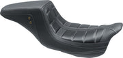 Mustang Squareback One-Piece Seat Black Grey Vinyl