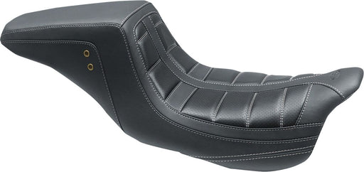 Mustang Squareback One-Piece Seat Black Grey Vinyl