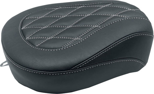 Mustang Wide Tripper™ Passenger Seat For Harley-Davidson Black Grey