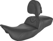 Saddlemen Roadsofa Extended Reach Seat w/ Backrest for 2008-2025 Harley-Davidson Touring Models