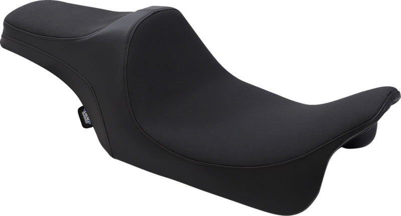 Drag Specialties Black Smooth Predator III Slip Stop Seat for 2008-2025 Harley-Davidson Touring Motorcycles