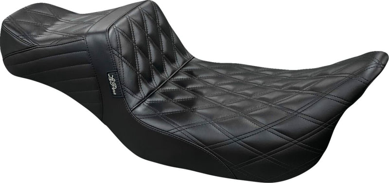 Le Pera Tailwhip Daddy Long Legs Seat Black 2-Up Seat BikerTec