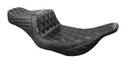 Le Pera Tailwhip Seat Black 2-Up Seat BikerTec #LH-587DD