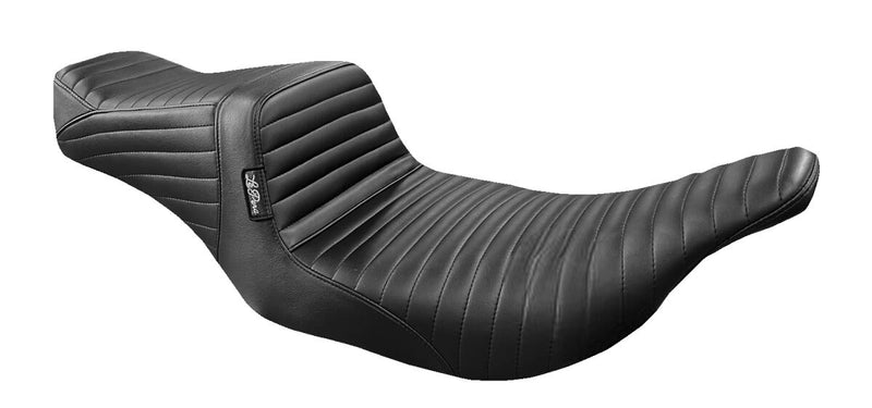 Le Pera Tailwhip Seat Black 2-Up Seat BikerTec