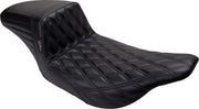 Le Pera Kickflip Seat Black 2-Up Seat BikerTec Foam