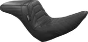 Le Pera Kickflip Seat Black 2-Up Seat BikerTec Foam #LYR-590TRKPT
