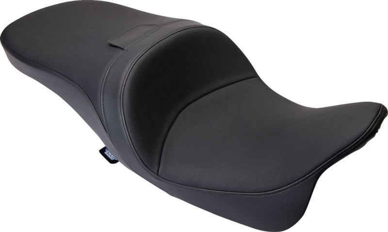 Drag Specialties Seats Freedom Touring Seat Black 2-Up Seat Vinyl #0801-1478