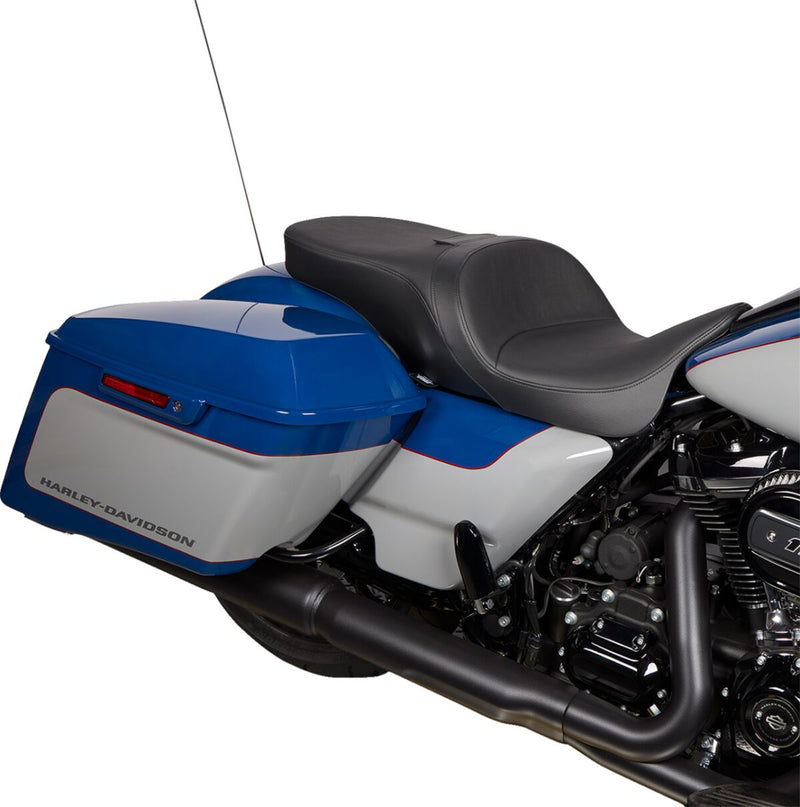 Drag Specialties Seats Freedom Touring Seat Black 2-Up Seat Vinyl Each
