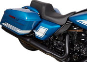 Drag Specialties Smooth Black Predator 1-Up Seat for 2009-2023 Harley-Davidson Trike and 2008-2025 Harley-Davidson Touring Motorcycles