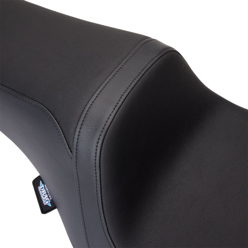 Drag Specialties Smooth Black Predator 1-Up Seat for 2009-2023 Harley-Davidson Trike and 2008-2025 Harley-Davidson Touring Motorcycles