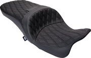 Drag Specialties Seats Freedom Touring Seat Black 2-Up Seat Vinyl