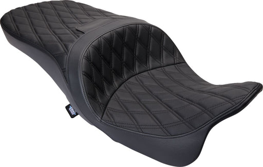 Drag Specialties Seats Freedom Touring Seat Black 2-Up Seat Vinyl