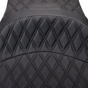 Drag Specialties Seats Freedom Touring Seat Black 2-Up Seat Vinyl Each